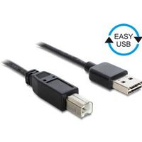 Delock 83359 Kabel EASY-USB 2.0 Type-A male > USB 2.0 Type-B male 2 m zwart