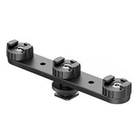 Ulanzi PT-23 Triple Cold Shoe Houder voor statief of camera