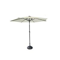 Gardington Parasol – Verlichting Op Zonne-energie - Kantelbaar - Aluminium – Creme - 270 Cm