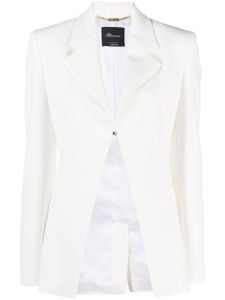 Blumarine blazer à design ouvert - Blanc