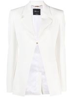 Blumarine blazer à design ouvert - Blanc - thumbnail