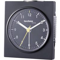 Techno Line Model Q schwarz Wekker Kwarts Zwart (mat) Alarmtijden 1