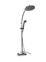 Doucheset, douchezuil met douchekraan met thermostaat.