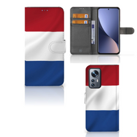 Xiaomi 12 Pro Bookstyle Case Nederlandse Vlag - thumbnail