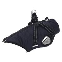 vidaXL Hondenjas met harnas waterdicht reflecterend marineblauw L24, winterjas voor honden, hondenjas en harnas, puppyjas met harnas