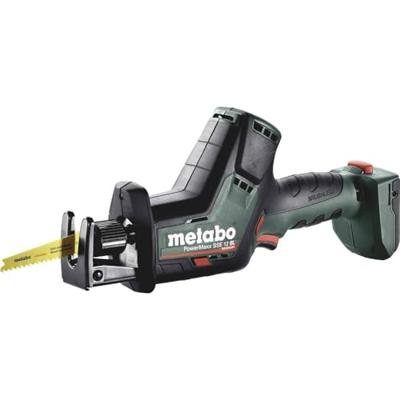 Metabo Accu-reciprozaag (zonder accu, met ledlicht, 12 V, zaagblad 180 graden draaibaar, diepteaanslag zonder gereedschap instelbaar) 602322890