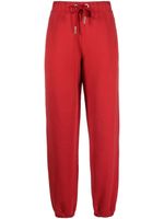 Moncler pantalon de jogging à lien de resserrage - Rouge - thumbnail