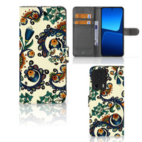 Wallet Case Xiaomi 13 Lite Barok Flower