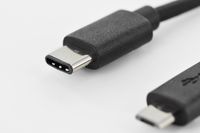 Digitus AK-300137-018-S USB-kabel 1,8 m USB 2.0 USB C Micro-USB B Zwart - thumbnail