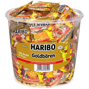 Haribo - Goudberen - 6x 100 Mini zakjes