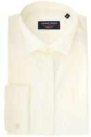 Casa Moda Modern Fit Gala shirt beige, Effen - thumbnail