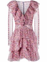 Philosophy Di Lorenzo Serafini robe en tulle à fleurs - Rose