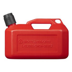 Jerrycan/benzinetank 5 liter rood