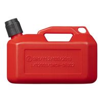 Jerrycan/benzinetank 5 liter rood - thumbnail