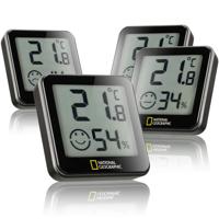 NATIONAL GEOGRAPHIC Tempy Thermo/Hygrometer, set van 4 - thumbnail