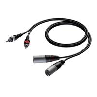 Procab CAB701 Basic 2x XLR male - 2x RCA male 1.50 meter
