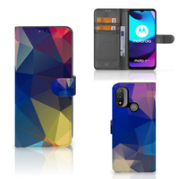 Motorola Moto E20 | E30 | E40 Book Case Polygon Dark - thumbnail