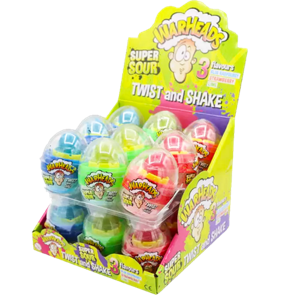 Warheads Warheads - Twist & Shake Eggo 18 Gram 1x