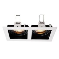 Deko Light Algol II 110004 Plafondinbouwring LED, Halogeen GU5.3, MR16 35 W Signaalwit (RAL 9003)