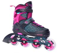 inlineskates Nerrow 4 junior zwart/roze mt 39-42