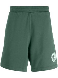 Bally short en coton biologique à logo imprimé - Vert