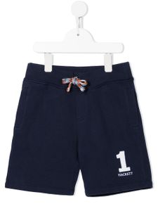 Hackett Kids short à logo imprimé - Bleu