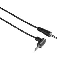 Hama AUDIO KABEL 3.5MM JACK 90 GRADEN 0.5M 1 STER Mini jack kabel Zwart
