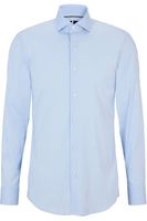 BOSS Slim Fit Overhemd blauw, Effen