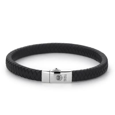 Rebel and Rose Small Braided Black Armband M