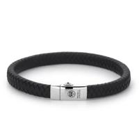 Rebel and Rose Small Braided Black Armband M