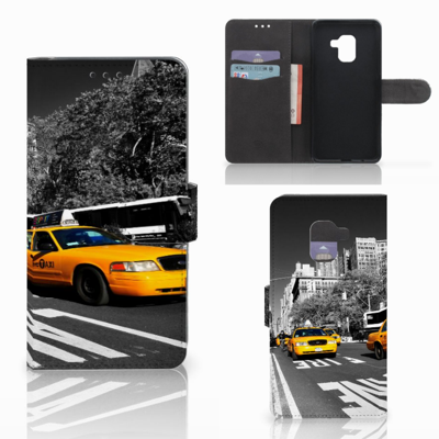 Samsung Galaxy A8 2018 Flip Cover New York Taxi Samsung Galaxy A8 2018 Flip Cover New York Taxi