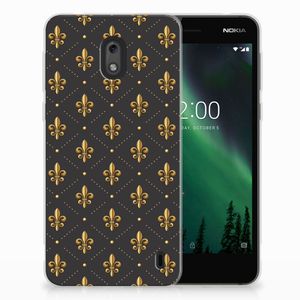 Nokia 2 TPU bumper Franse Lelie