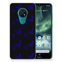 Nokia 7.2 | 6.2 TPU bumper Vlinder Patroon