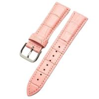 By Qubix - Crocodile leren bandje - Roze - Compatible met Xiaomi Mi Watch/Compatible met Xiaomi Watch 2 / Compatible met Xiaomi Watch S1 / S2 / S3 / S4 - Compatible Xiaomi bandje