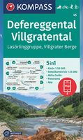 Wandelkaart 45 Defereggental - Villgratental | Kompass - thumbnail