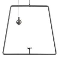 famlights Adapter voor LED hanglamp in grijs - magnetische houder voor LED hanglamp - houder voor LED outdoor lamp - bevestiging voor buiten acculamp