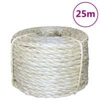 Touw 6 mm 25 m 100% sisal