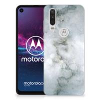 Hoesje maken Motorola One Action Painting Grey