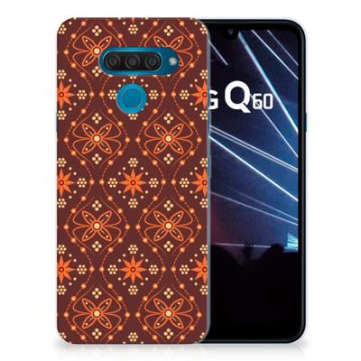 LG Q60 TPU bumper Batik Brown