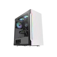 Thermaltake CA-1M3-00M6WN-00 H200 TG ATX/MATX RGB Mid Tower PC Gaming Case Gehard Glas - Wit,H200 TG WIT