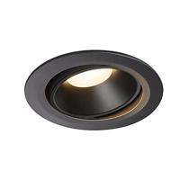 SLV plafondinbouwarmatuur NUMINOS® MOVE DL XL/ledspot, schijnwerper, plafondspot, plafondarmatuur, inbouwarmatuur, binnenverlichting / 3000K 37,4 W 3300 lm zwart 55 graden