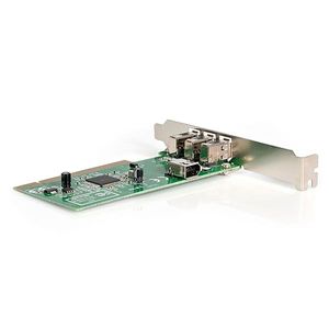 StarTech.com 4-poort PCI 1394a FireWire Adapter Kaart 3 Extern 1 Intern