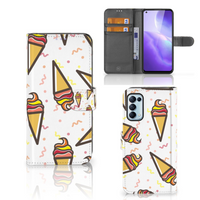 OPPO Find X3 Lite Book Cover Icecream - thumbnail