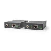 HDMI©-Extender | Over Cat6 | tot 60 m | 4K@60Hz | 18 Gbps | Metaal | Antraciet