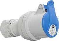 Brennenstuhl CEE-stopcontact, 3-polig voor buiten, CEE-stopcontact 230 V/16 A met deksel, aansluiting schroefbaar, gebruik buiten, camping, camper, bouwplaats, IP44, 16 A