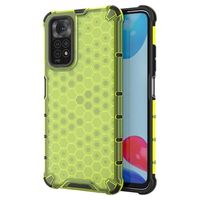 Xiaomi Redmi Note 11/11S Honeycomb Armored Hybride Hoesje - Groen - thumbnail