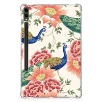 Back Case voor Samsung Galaxy Tab S9 Plus Pink Peacock