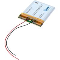 Jauch Quartz LP402025JU speciale accu Prismatische kabel LiPo 3,7 V 150 mAh