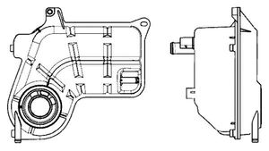 Expansietank, koelvloeistof CRT26000S