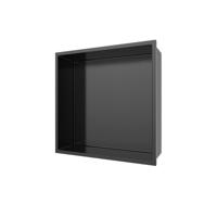 Wandnis Aloni Inbouw | 30x30x10 cm | 1 vak | Gun metal